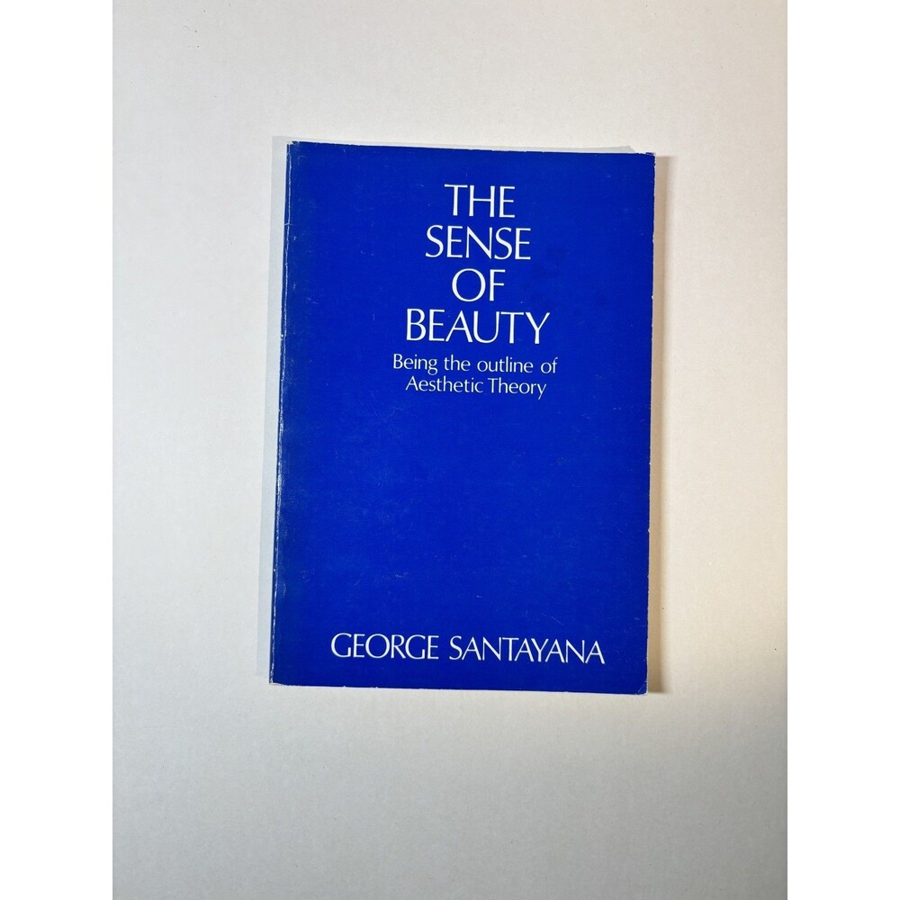 The Sense of Beauty by George Santayana (English) Paperback GOOD